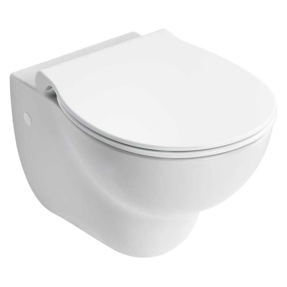 Ideal Standard Contour 21+ Toilet Seat & Cover, Slim, Slow Close - S067001
