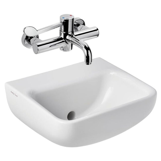 Ideal Standard Contour 21+ Wall Hung Basin 400mm Wide - White - S0679HY - TAP 'N' SHOWER