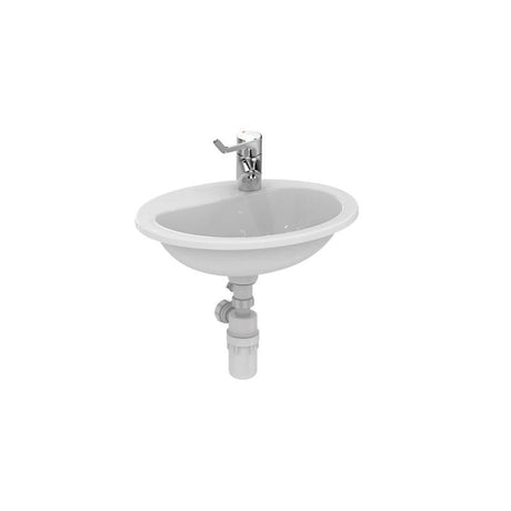 Armitage Shanks Contour Chrome Sequential Thermostatic Basin Mixer with Copper Tails - A4169AA