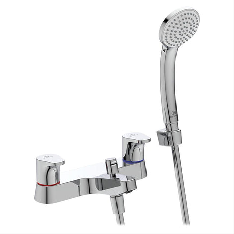 Ideal Standard Edge Cerabase Dual Control Bath Filler - Chrome - BD058AA