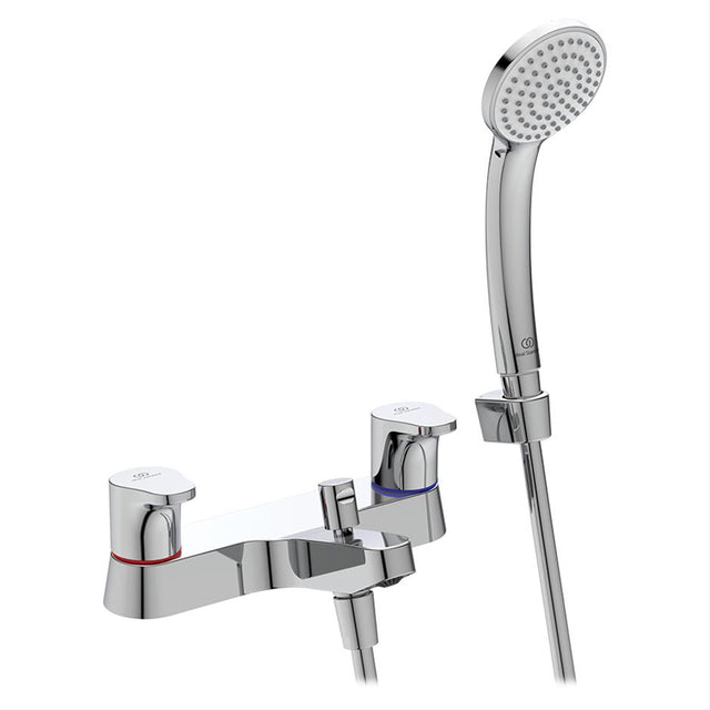 Ideal Standard Edge Cerabase Dual Control Bath Filler - Chrome - BD058AA