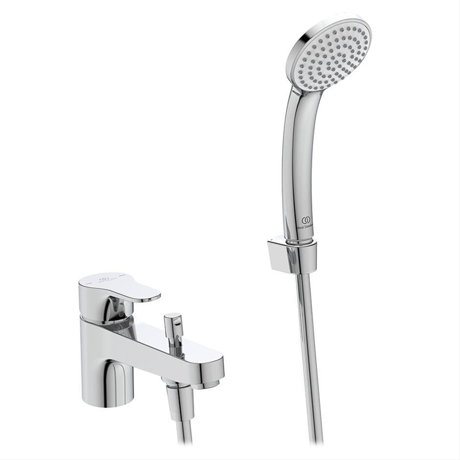 Ideal Standard Edge Cerabase Single Lever Bath Shower Mixer - Chrome - BD056AA