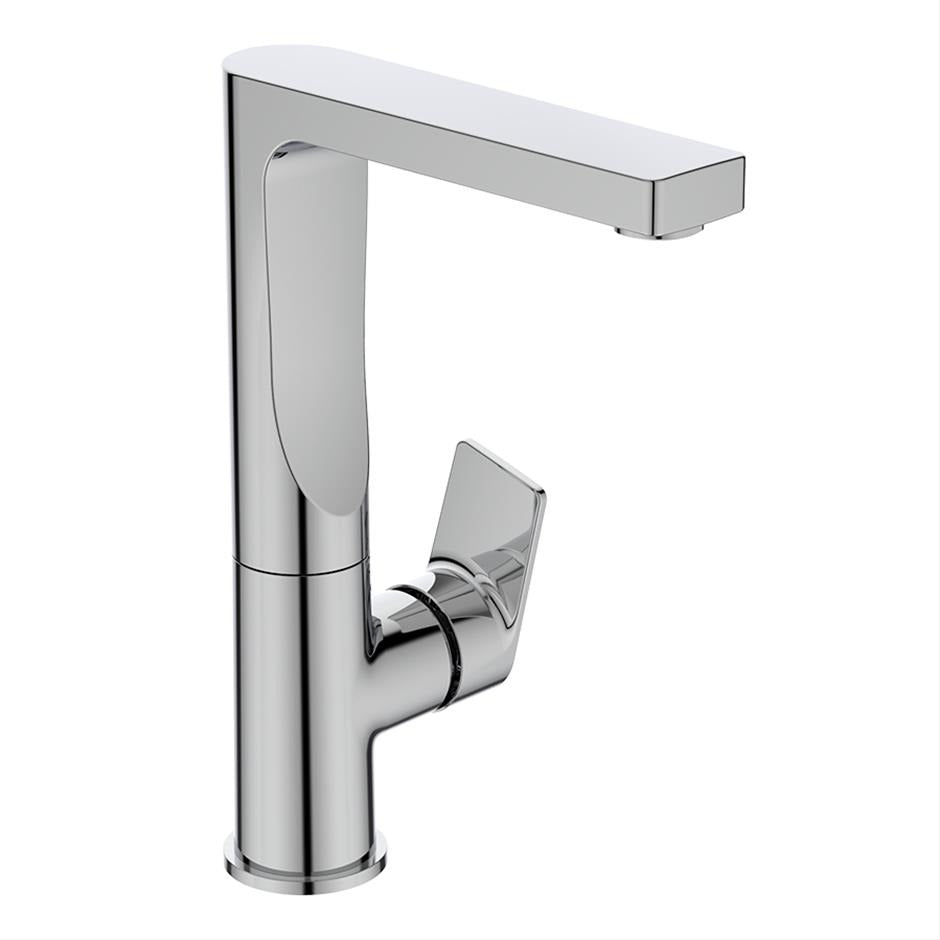 Ideal Standard Edge Single Lever High Spout Basin Mixer - Chrome - A7578AA