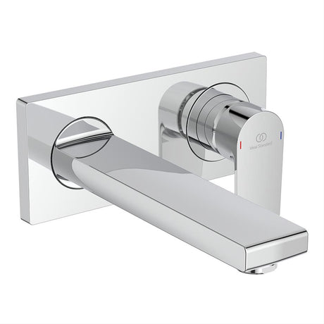 Ideal Standard Edge Single Lever Wall Mounted Basin Mixer - Chrome - A7116AA