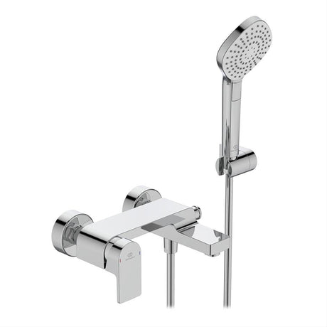 Ideal Standard Edge Single Lever Wall Mounted Bath Shower Mixer - Chrome - A7581AA