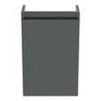 Ideal Standard Eurovit+ 35cm Guest Washbasin Unit with 1 Door - Mid Grey - R0271TI - TAP 'N' SHOWER