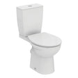 Ideal Standard Eurovit+ Close Coupled Toilet with 6/4 Litre Cistern - Soft Close Seat - E218301 - TAP 'N' SHOWER