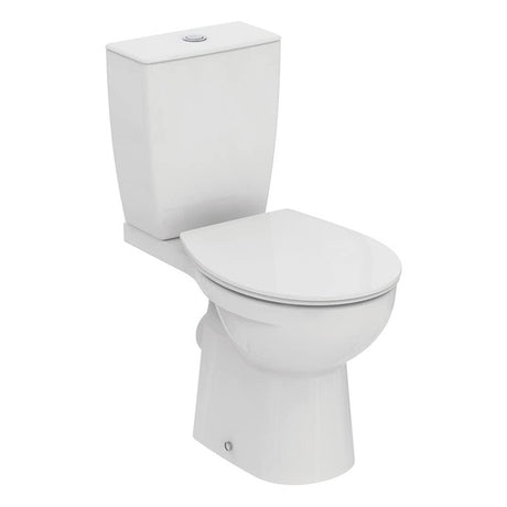 Ideal Standard Eurovit+ Close Coupled Toilet with 6/4 Litre Cistern - Soft Close Seat - E218301 - TAP 'N' SHOWER