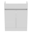 Ideal Standard Eurovit+ Semi Countertop Basin Unit with 2 Doors 65cm - Gloss White - R0269WG - TAP 'N' SHOWER