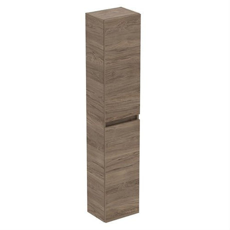 Ideal Standard Eurovit+ Tall Column Unit with 2 Doors 30cm - Flint Hickory - R0268Y9 - TAP 'N' SHOWER