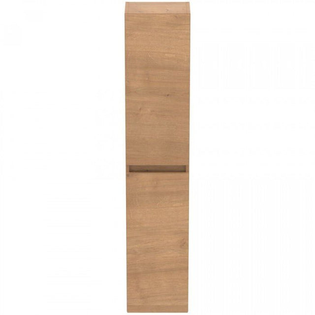 Ideal Standard Eurovit+ Tall Column Unit with 2 Doors 30cm - Natural Oak - R0268Y8 - TAP 'N' SHOWER