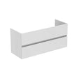 Ideal Standard Eurovit+ Wall Mounted Vanity Unit with 2 Drawers 1200mm - Gloss White - R0266WG - TAP 'N' SHOWER