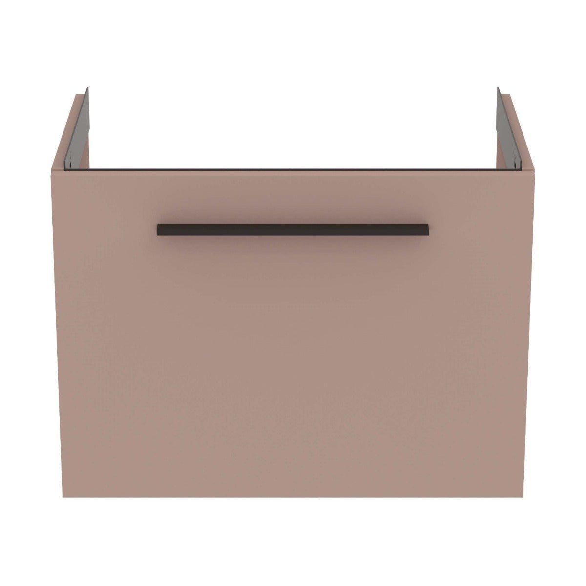 Ideal Standard i.life 1 Drawer Compact Wall Hung Vanity Unit 600mm - Greige Matt - T5292NH - TAP 'N' SHOWER