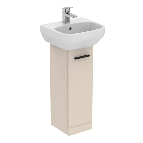 Ideal Standard I.life A 1 Door Pedestal Washbasin Unit 23cm - Matt Sandy Beige - T5266NF