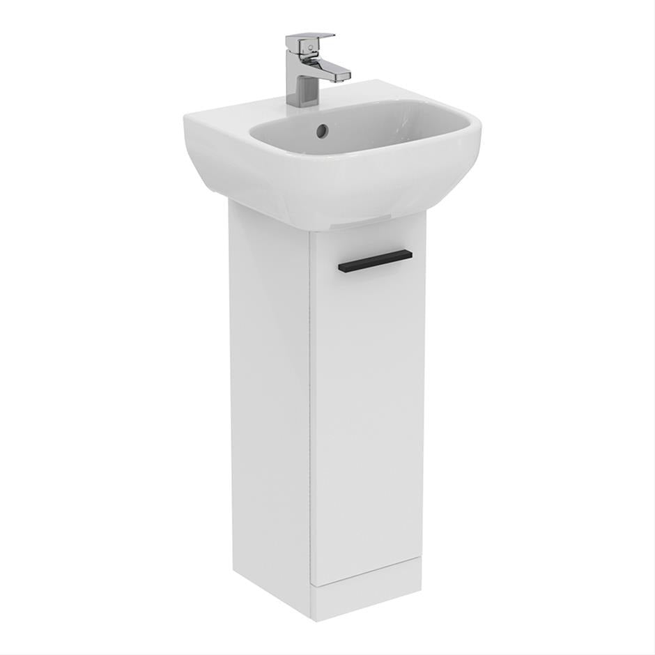 Ideal Standard I.life A 1 Door Pedestal Washbasin Unit 23cm - Matt White - T5266NH