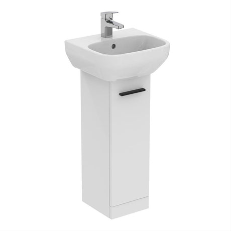 Ideal Standard I.life A 1 Door Pedestal Washbasin Unit 23cm - Matt White - T5266NH