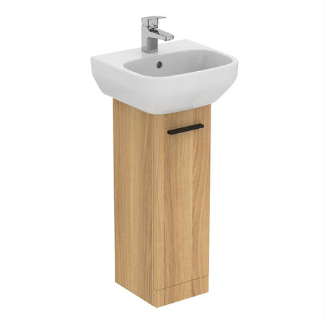 Ideal Standard I.life A 1 8oor Pedestal Washbasin Unit 23cm - Natural Oak - T5266NX