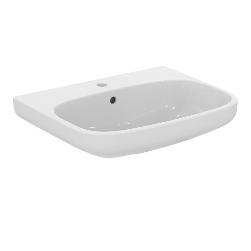Ideal Standard i.Life A White 1 Tap Hole Washbasin 600mm - T470501