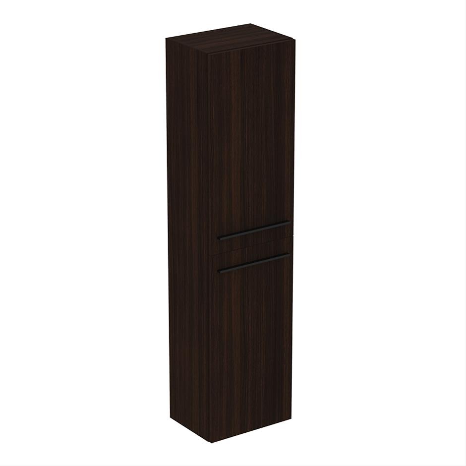 Ideal Standard I.life A 2 Doors Tall Column Unit - Coffee Oak - T5260NW