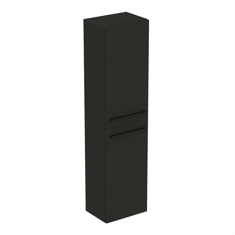 Ideal Standard I.life A 2 Doors Tall Column Unit - Matt Carbon Grey - T5260NV