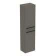 Ideal Standard I.life A 2 Doors Tall Column Unit - Matt Quartz Grey - T5260NG
