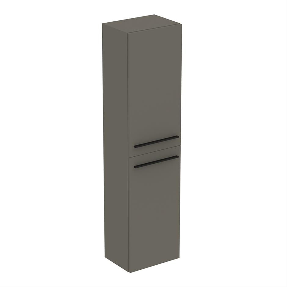 Ideal Standard I.life A 2 Doors Tall Column Unit - Matt Quartz Grey - T5260NG