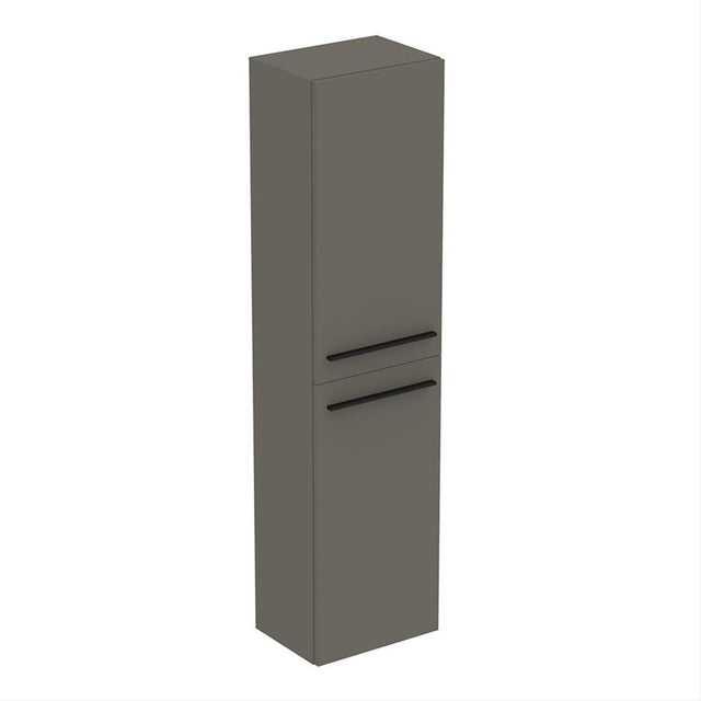 Ideal Standard I.life A 2 Doors Tall Column Unit - Matt Quartz Grey - T5260NG