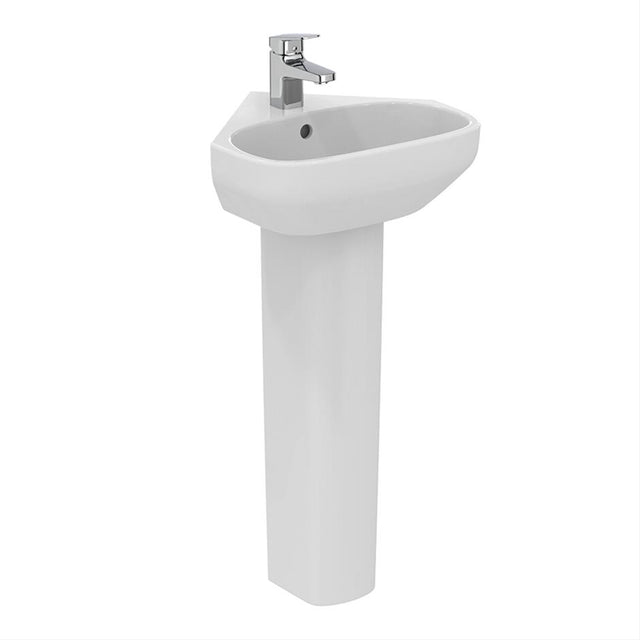 Ideal Standard i.life A Corner Handrinse Basin 40cm - White - E246501 - TAP 'N' SHOWER