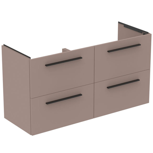 Ideal Standard i.life A Vanity Unit with 4 Drawers 1200mm - Greige Matt - T5513NH - TAP 'N' SHOWER