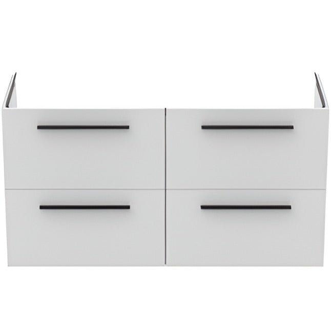 Ideal Standard i.life A Vanity Unit with 4 Drawers 1200mm - Matt White - T5513DU - TAP 'N' SHOWER