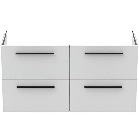 Ideal Standard i.life A Vanity Unit with 4 Drawers 1200mm - Matt White - T5513DU - TAP 'N' SHOWER