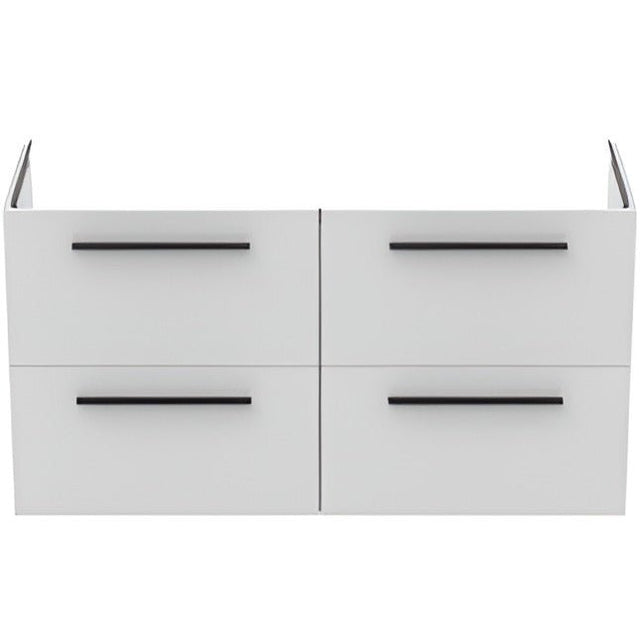 Ideal Standard i.life A Vanity Unit with 4 Drawers 1200mm - Matt White - T5513DU - TAP 'N' SHOWER