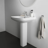 Ideal Standard i.life A Washbasin 1 Taphole 55cm - White - E245801 - TAP 'N' SHOWER