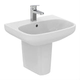 Ideal Standard i.life A Washbasin 1 Taphole 55cm - White - E245801 - TAP 'N' SHOWER