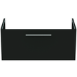 Ideal Standard i.Life B 1 Drawer Vanity Unit 1000mm - Matt Carbon Grey - T5275NV - TAP 'N' SHOWER