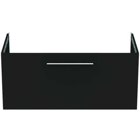 Ideal Standard i.Life B 1 Drawer Vanity Unit 1000mm - Matt Carbon Grey - T5275NV - TAP 'N' SHOWER