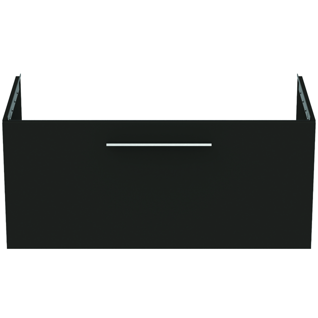 Ideal Standard i.Life B 1 Drawer Vanity Unit 1000mm - Matt Carbon Grey - T5275NV - TAP 'N' SHOWER