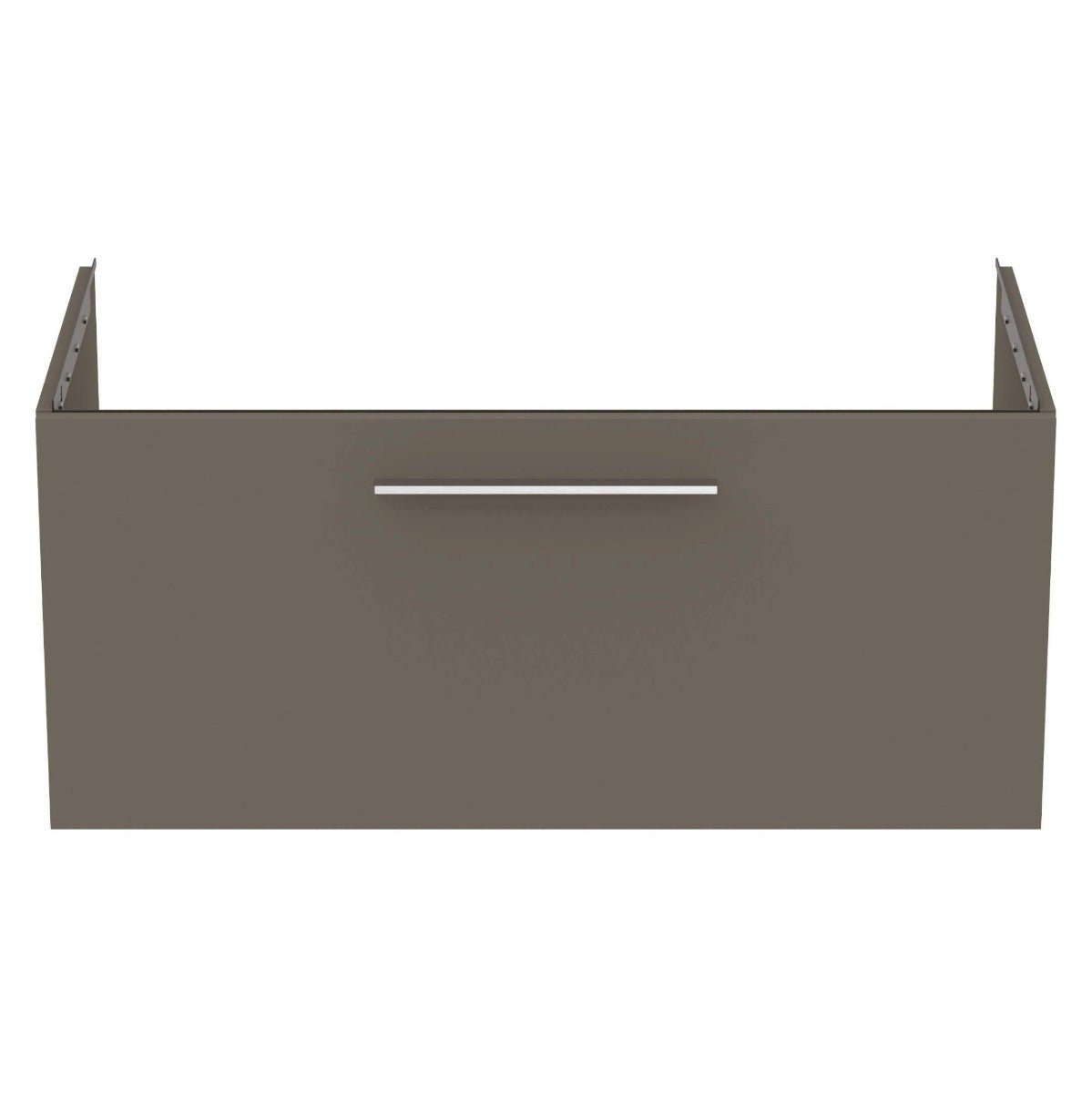 Ideal Standard i.Life B 1 Drawer Vanity Unit 1000mm - Matt Quartz Grey - T5275NG - TAP 'N' SHOWER
