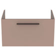 Ideal Standard i.Life B 1 Drawer Vanity Unit 800mm - Matt Griege - T5271NH - TAP 'N' SHOWER
