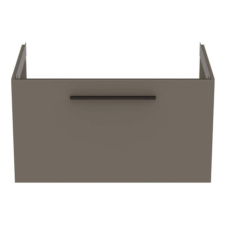 Ideal Standard i.Life B 1 Drawer Vanity Unit 800mm - Matt Quartz Grey - T5271NG - TAP 'N' SHOWER
