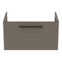 Ideal Standard i.Life B 1 Drawer Vanity Unit 800mm - Matt Quartz Grey - T5271NG - TAP 'N' SHOWER