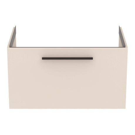 Ideal Standard i.Life B 1 Drawer Vanity Unit 800mm - Matt Sand Beige - T5271NF - TAP 'N' SHOWER