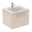 Ideal Standard I.life B 1 Drawer 60cm Wall Hung Vanity Unit Only (Handles sold separately) - Matt Sandy Beige - T5269NF