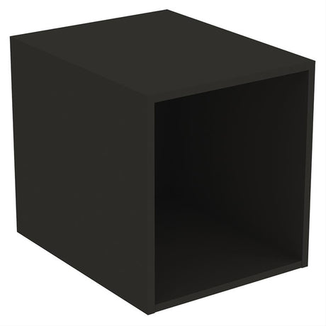 Ideal Standard I.life B 1 Shelf Side Unit For Vanity Basins 40cm - Carbon Grey Matt - T5268NV - TAP 'N' SHOWER