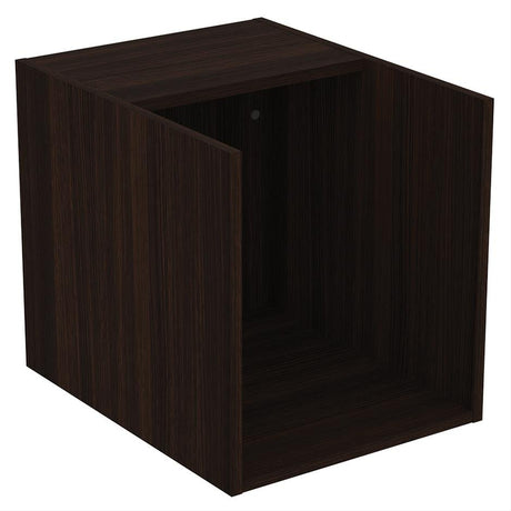 Ideal Standard I.life B 1 Shelf Side Unit For Worktops 40cm - Coffee Oak - T5323NW - TAP 'N' SHOWER