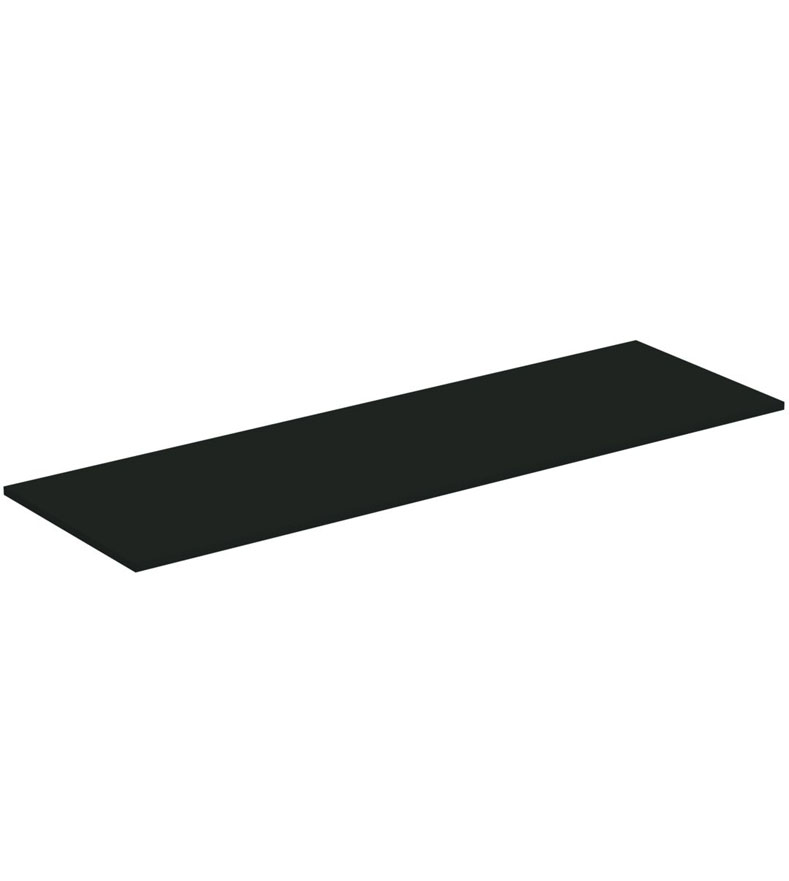 Ideal Standard I.life B 120cm Worktop For Vessel Installation - Carbon Grey Matt - T5284NV - TAP 'N' SHOWER
