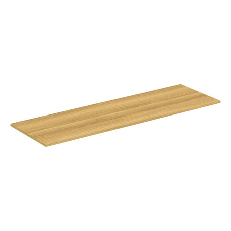 Ideal Standard I.life B 160cm Worktop For Vessel Installation - Natural Oak - T5285NX - TAP 'N' SHOWER