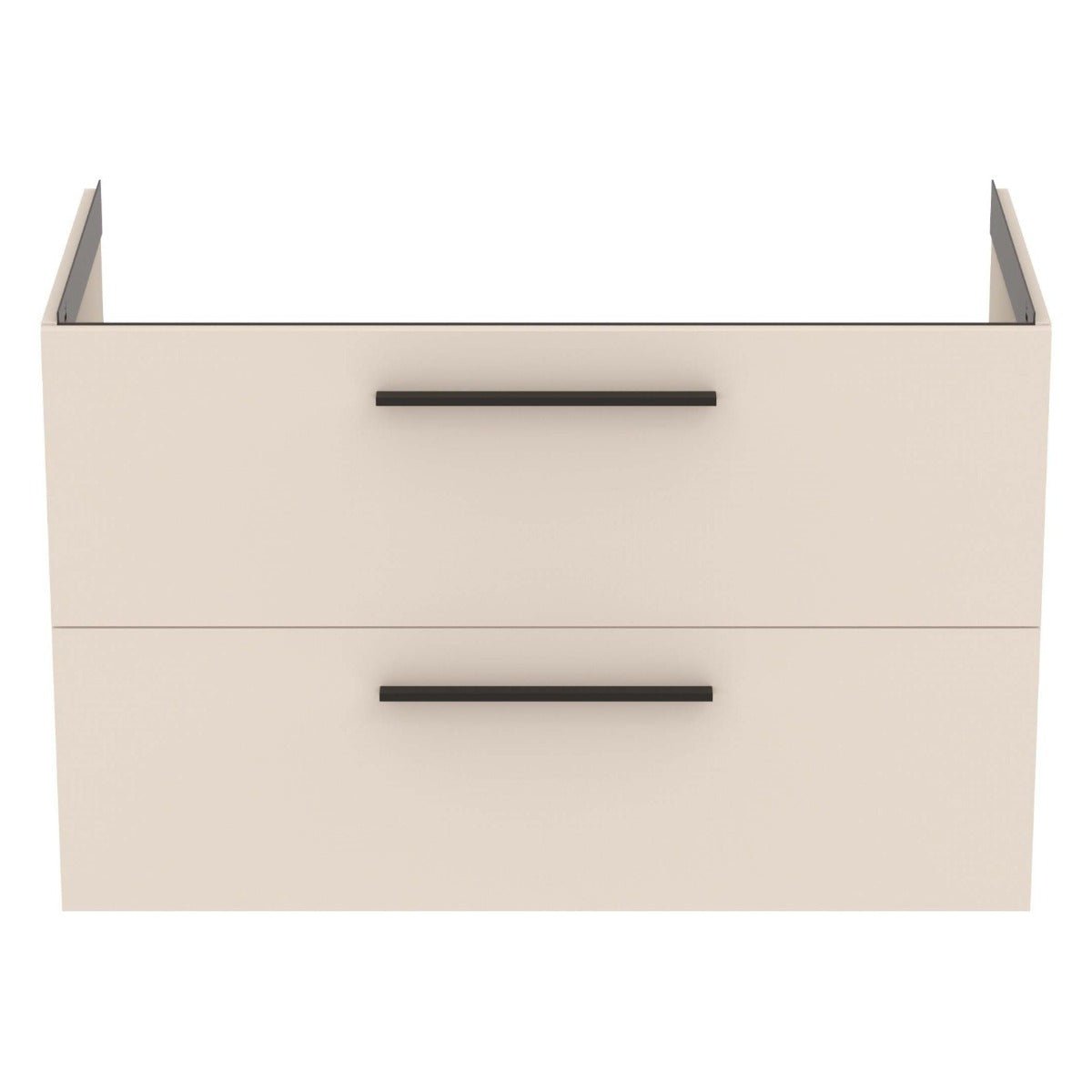 Ideal Standard i.Life B 2 Drawer Vanity Unit 1000mm - Matt Sand Beige - T5276NF - TAP 'N' SHOWER