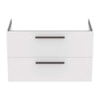 Ideal Standard i.Life B 2 Drawer Vanity Unit 1000mm - Matt White - T5276DU - TAP 'N' SHOWER