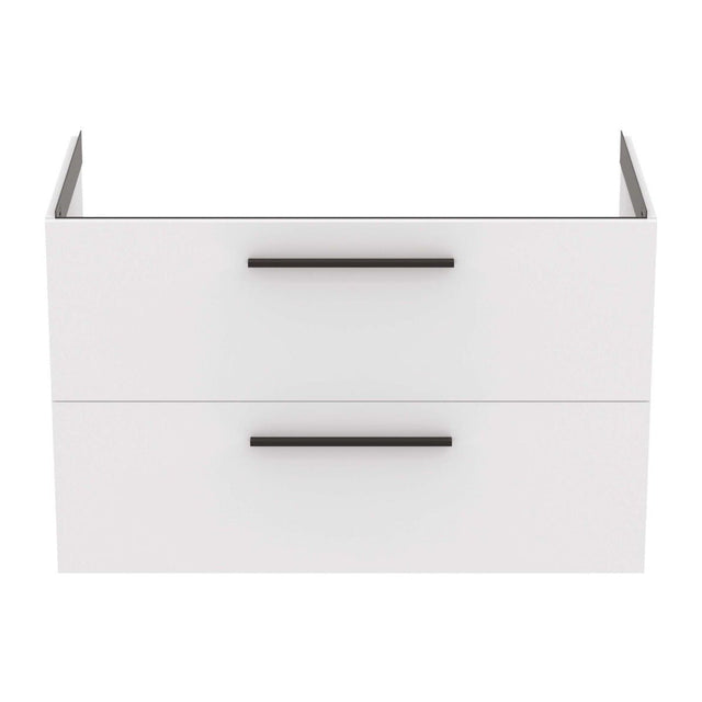 Ideal Standard i.Life B 2 Drawer Vanity Unit 1000mm - Matt White - T5276DU - TAP 'N' SHOWER